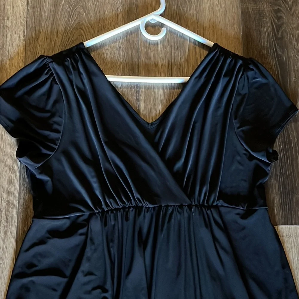 Torrid Black Mini Dress With Front Pockets - Picture 4 of 10
